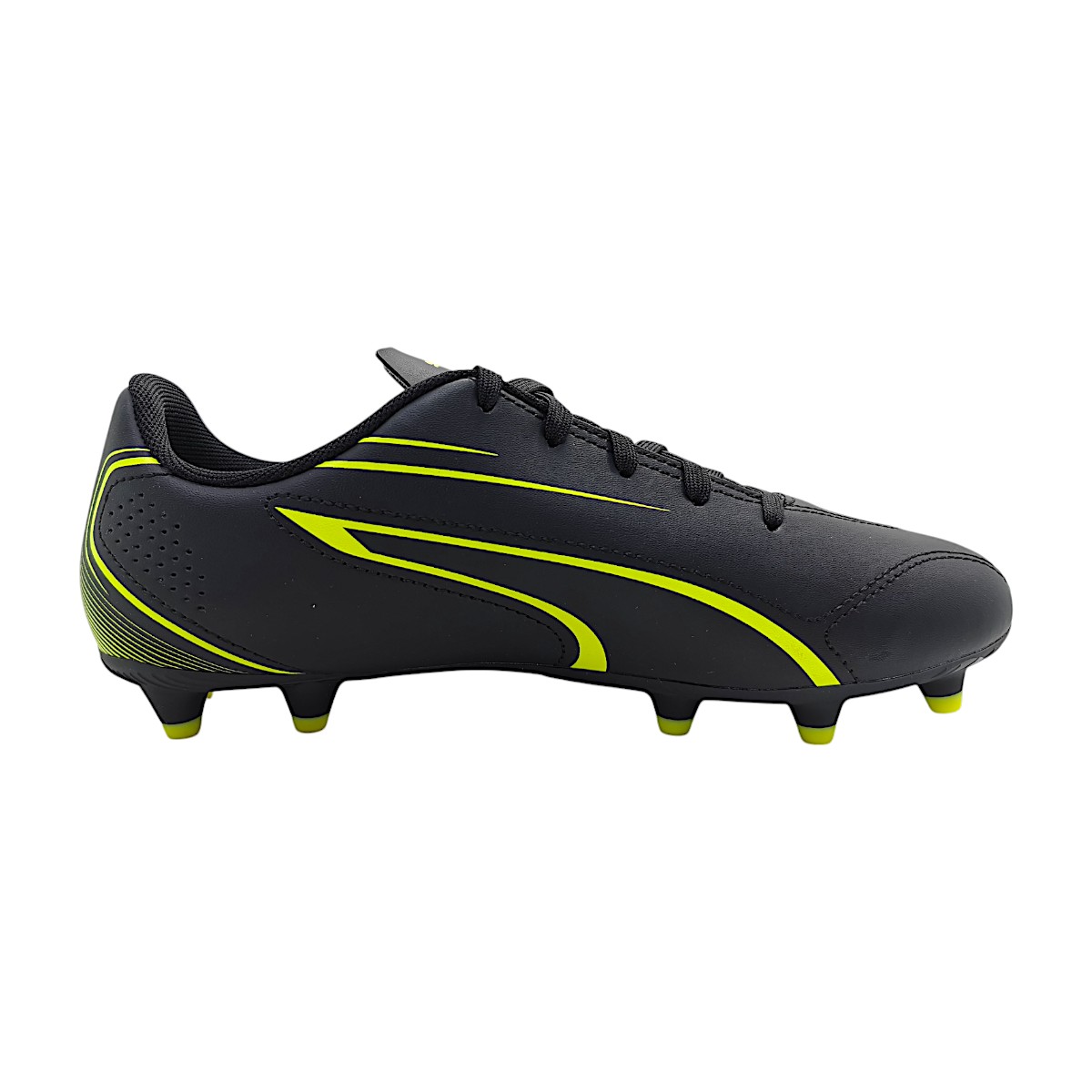 Puma Vitoria FG/AG Jr 107486/003 Schwarz 03 black/lime
