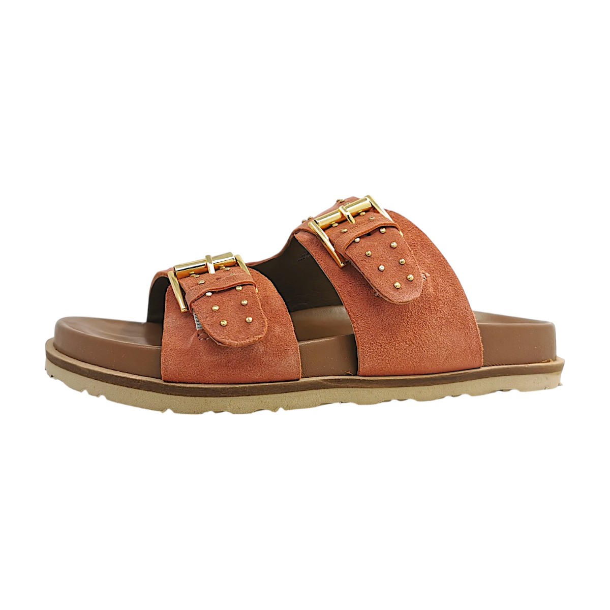 Copenhagen Shoes Girl World Kinderschuhe Mädchen Pantoletten Pantolette Orange Freizeit