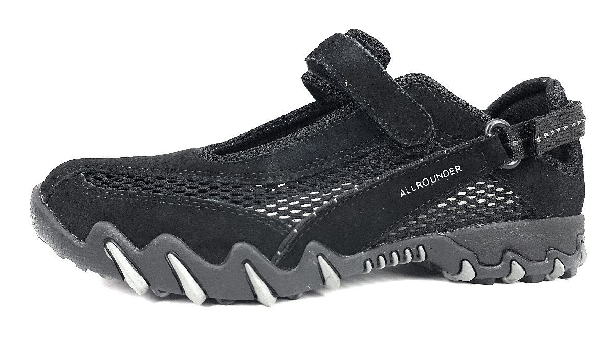 Allrounder by Mephisto Niro Damenschuhe Halbschuhe Slipper Slipper Schwarz Freizeit