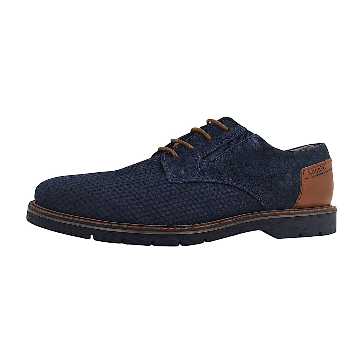 Bugatti Herrenschuhe Businessschuhe elegante Schnürer Blau Freizeit