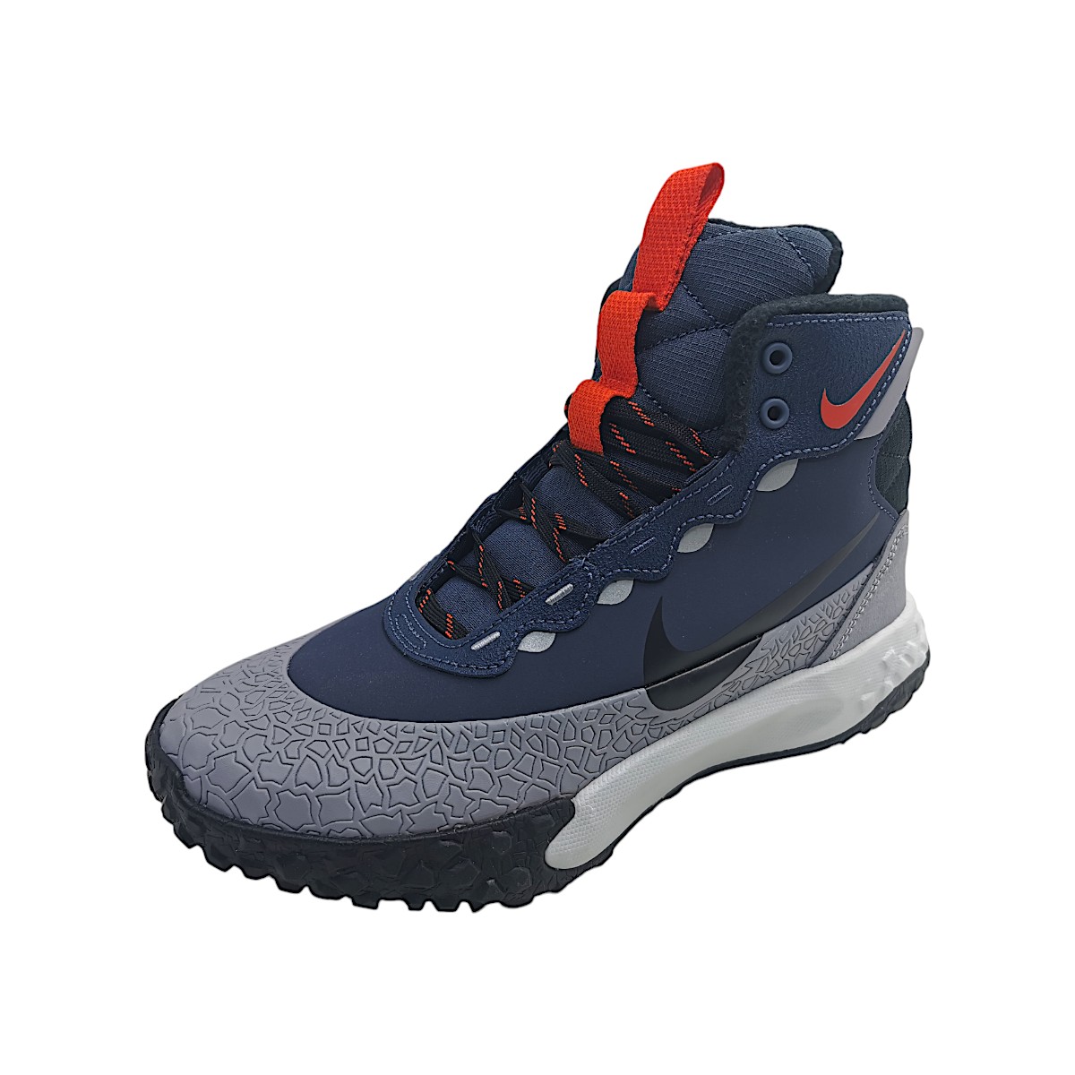 Nike Hikeda Kinderschuhe Jungen Stiefel Blau Freizeit (blue/black/grey 400, Größe 33.5 EU)