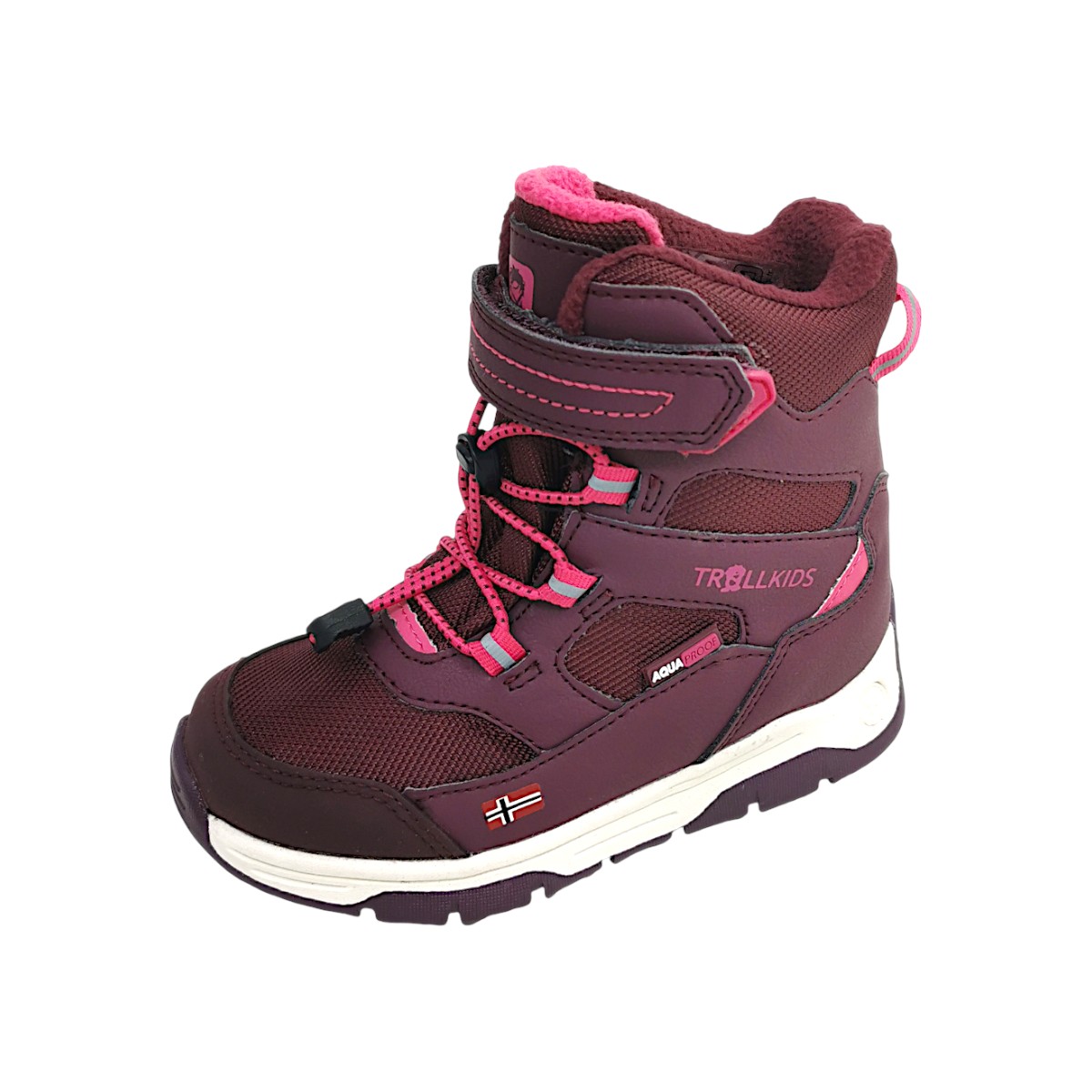 Trollkids Lofoten 672-419 Rosa redwood/magenta