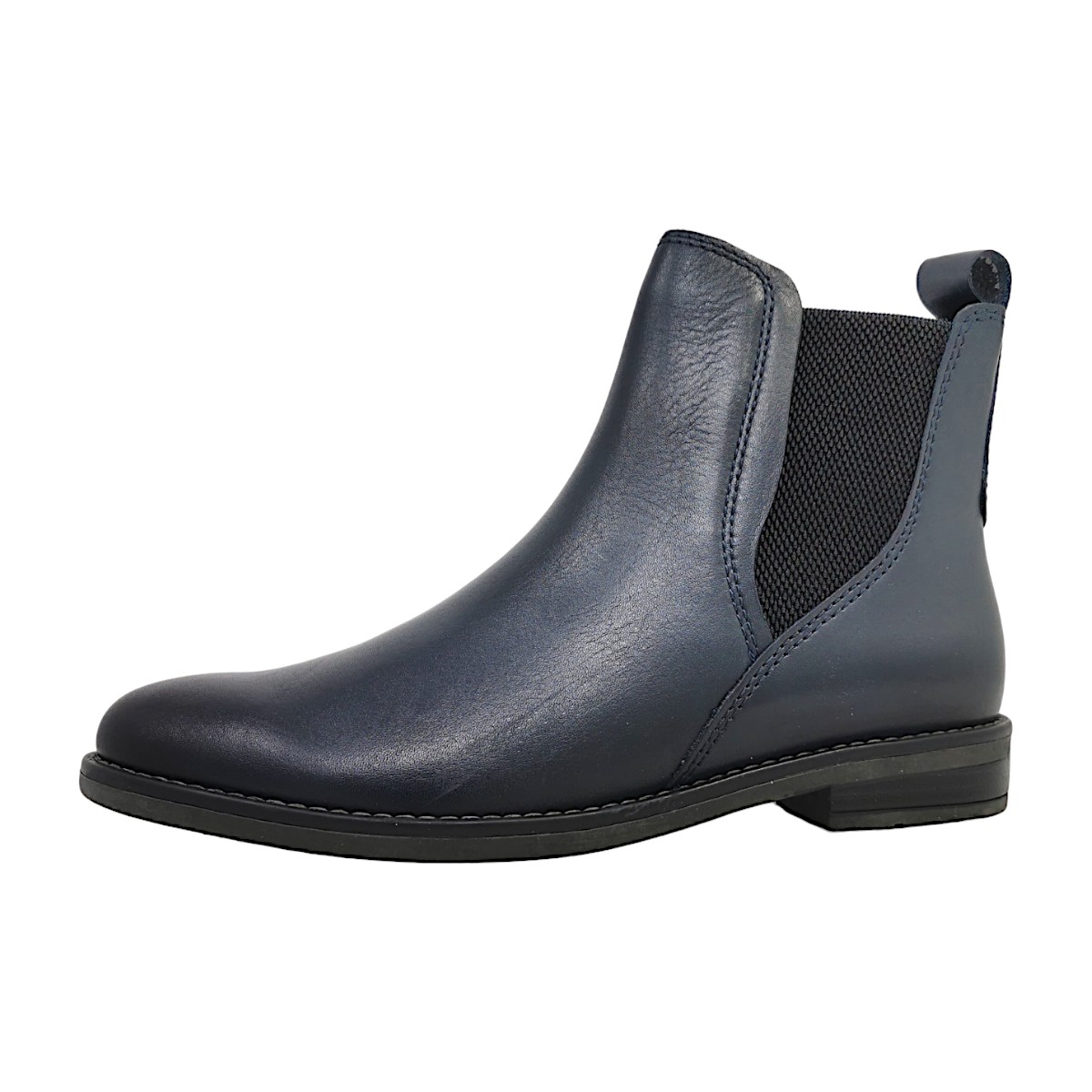 Marco Tozzi Damenschuhe Schlupfstiefel Stiefelette Schwarz Freizeit