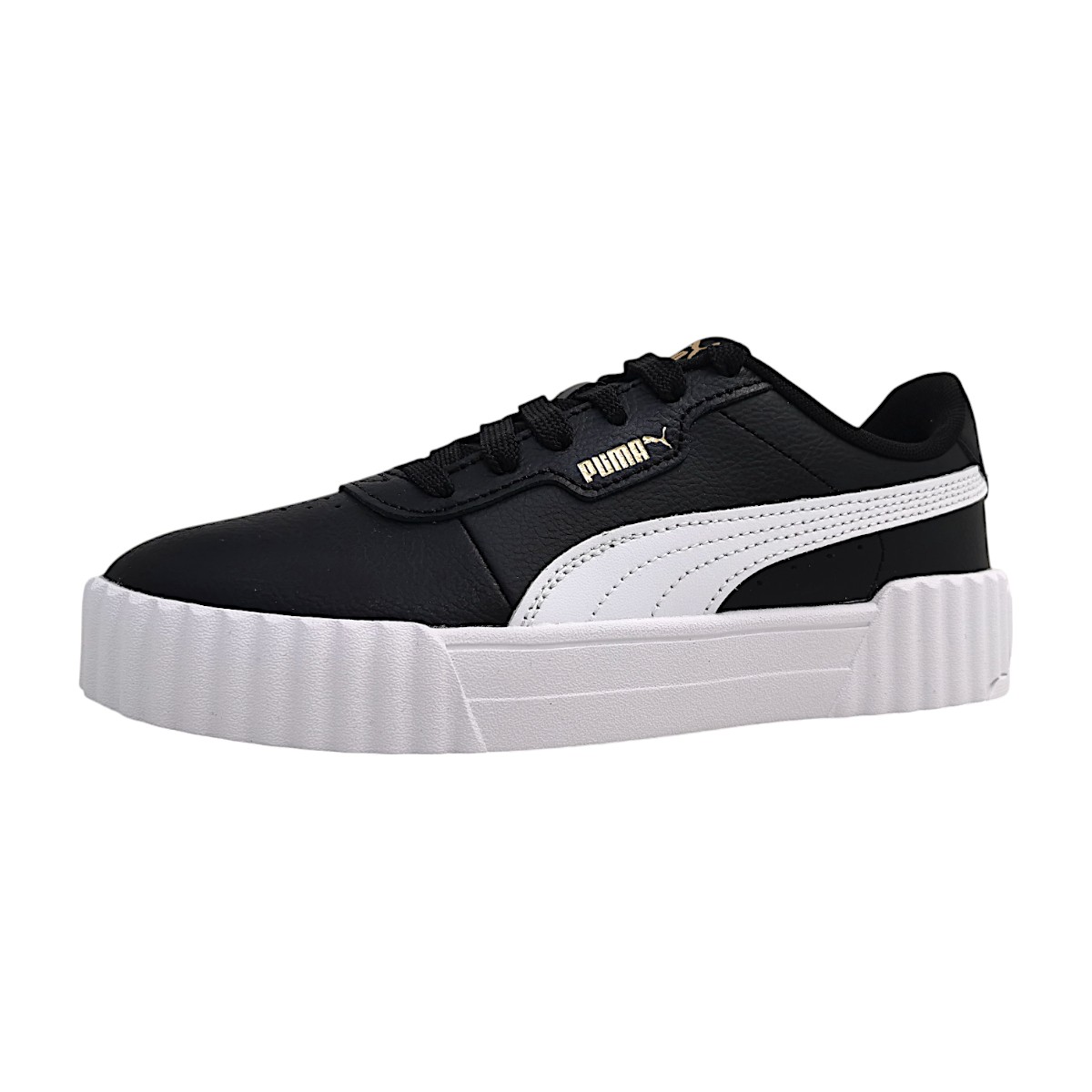 Puma Carina 3.0 Damenschuhe Schnürschuhe Schwarz Freizeit