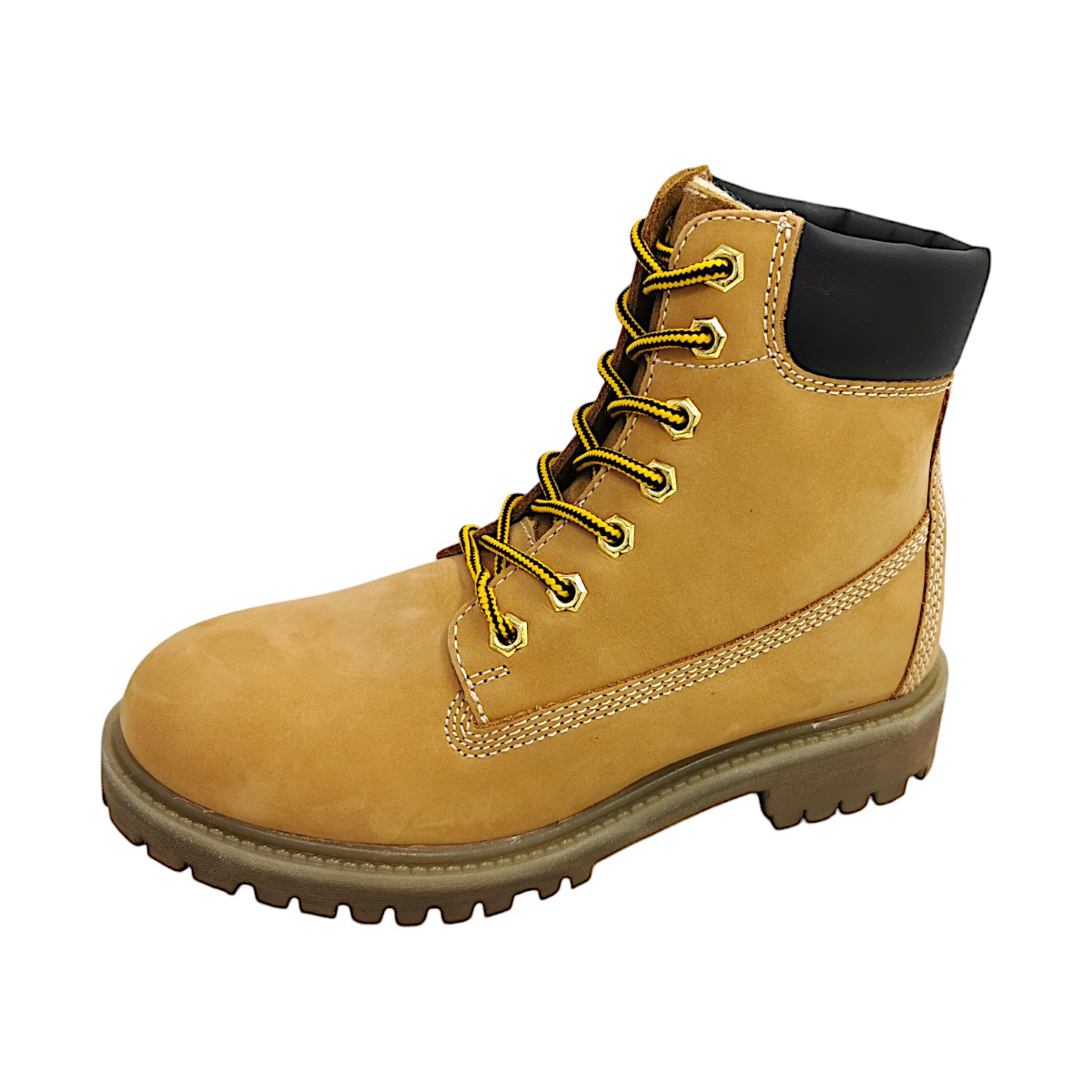 Extim Damenschuhe Schnürstiefel Gelb Freizeit (yellow, Größe 40 EU)