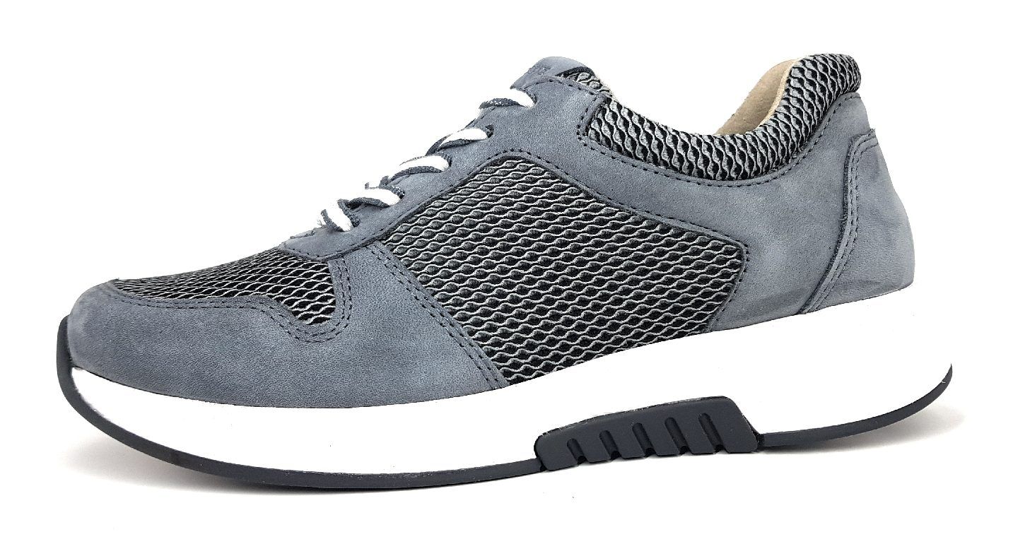 Gabor Comfort Rollingsoft Damenschuhe Schnürschuhe Sneaker Grau Freizeit (grey/river 49, Gr. 2:4) Gabor Comfort Rollingsoft Damenschuhe Schnürschuhe Sneaker Grau Freizeit (grey/river 49, Gr. 2:4)