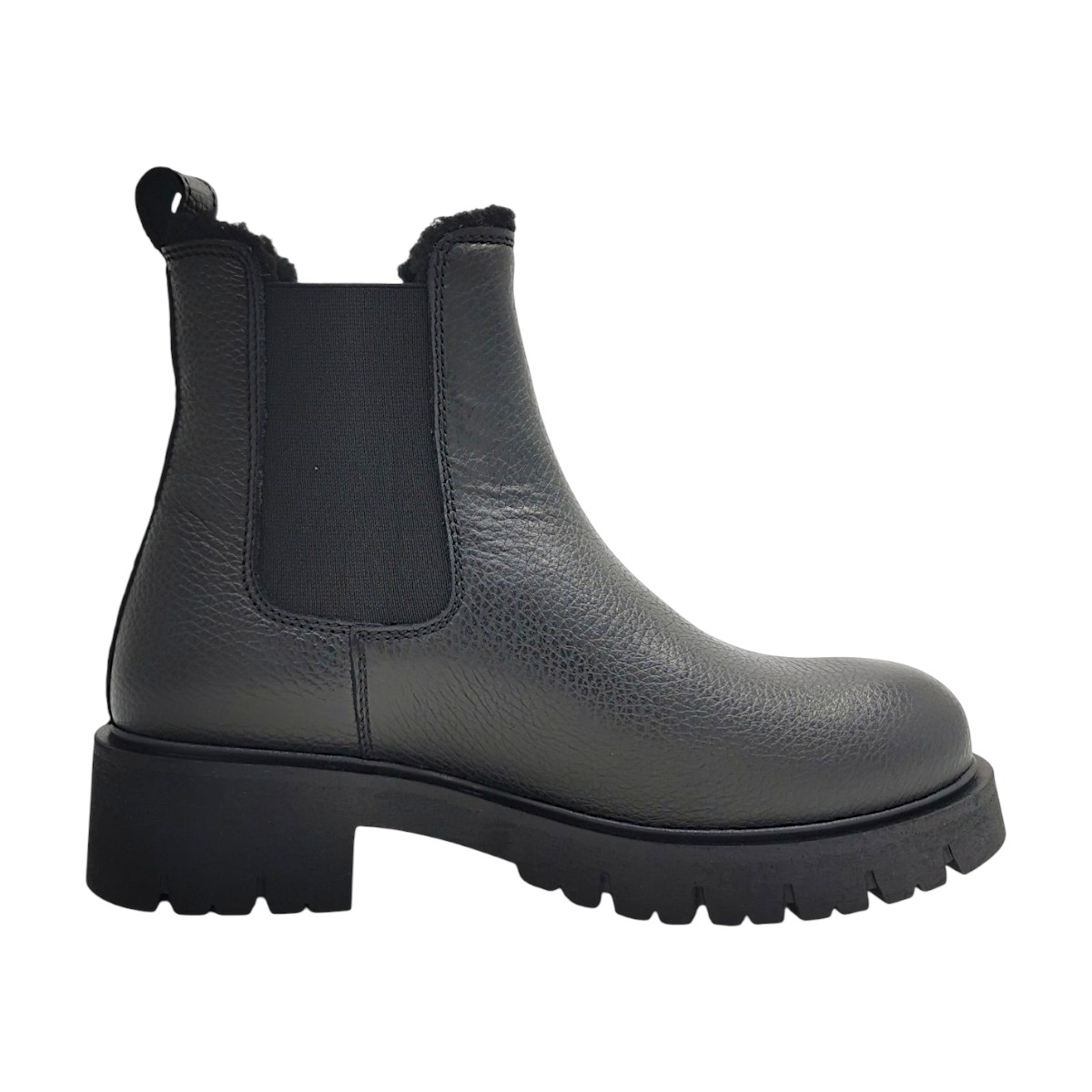 Tommy Hilfiger TJW Cleated Chelsea Boots Reißverschluss Stiefel Schwarz (black BDS, Gr. 1:37)