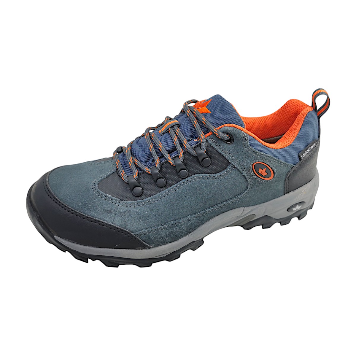 Lico Milan Low 210125 Grau 7214 Anthrazit/Orange