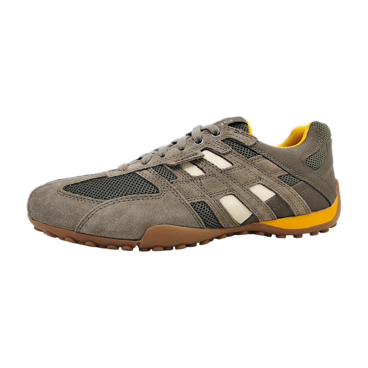 Geox U Snake A Herrenschuhe Für lose Einlagen Schnürer Braun Freizeit