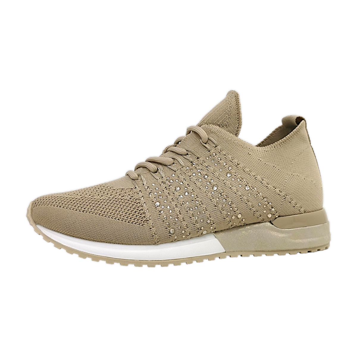 La Strada Damenschuhe sportlicher Schnürer Beige Freizeit La Strada Damenschuhe sportlicher Schnürer Beige Freizeit