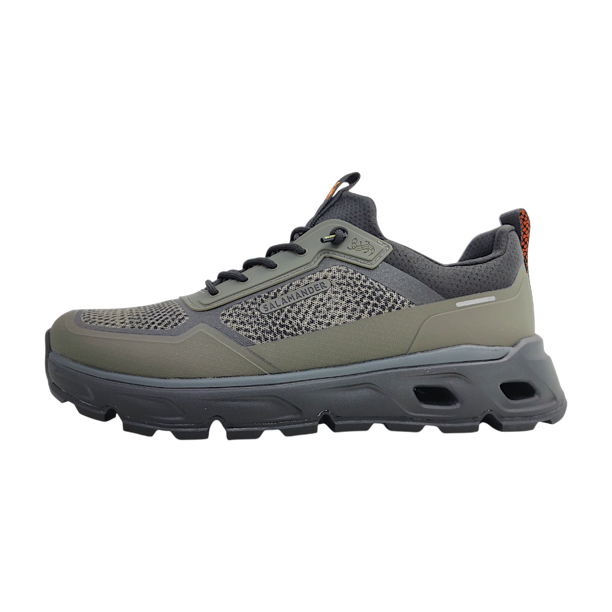 Salamander BRILON Herrenschuhe Slipper sportlicher Schnürer Grün Freizeit