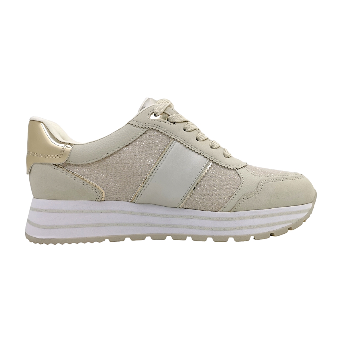Tamaris Damenschuhe Für lose Einlagen Schnürer Beige Freizeit (430 ivory comb., Größe 40 EU) Tamaris Damenschuhe Für lose Einlagen Schnürer Beige Freizeit (430 ivory comb., Größe 40 EU)
