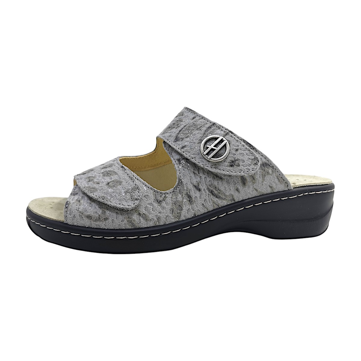 Hickersberger Milano Damenschuhe Pantoletten Beige Freizeit