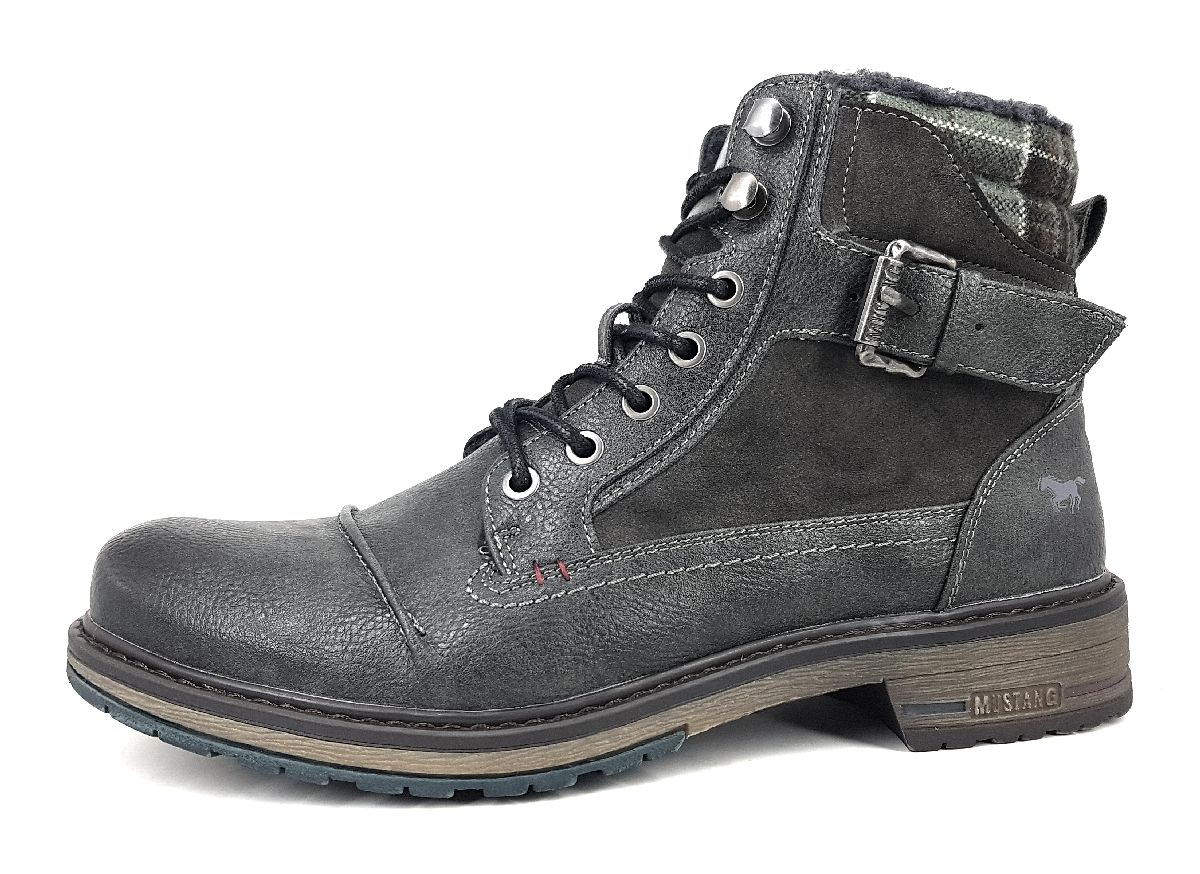 Mustang H2 Kurzschaftstiefel WF 4157-605-259 Grau 259 graphite