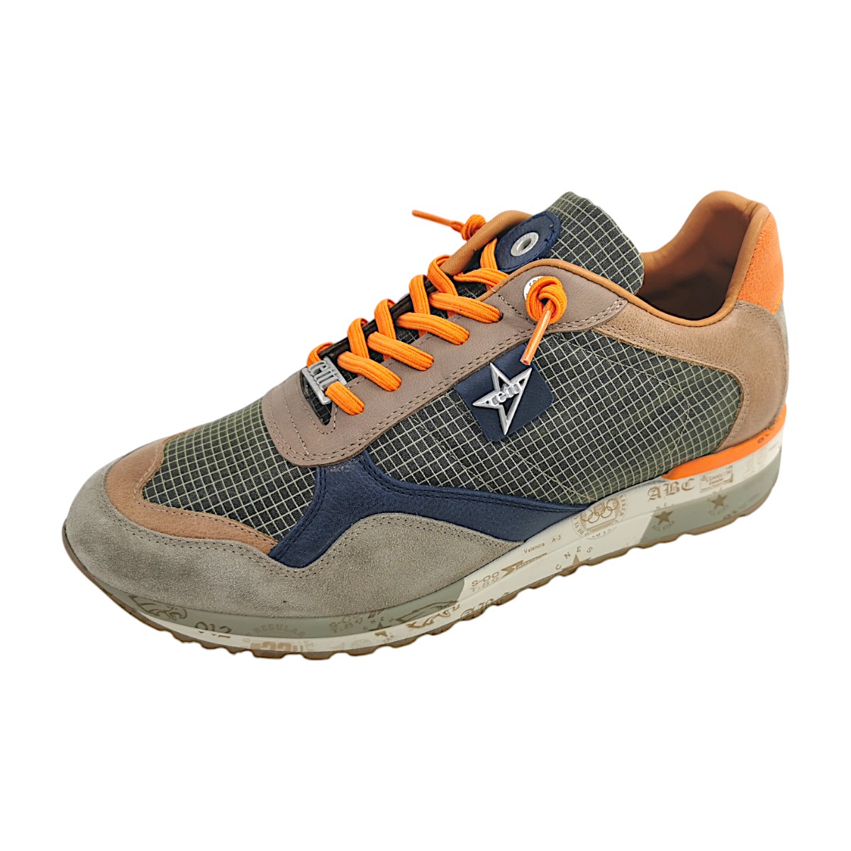 Cetti C848XL Mehrfarbig ante grid kaki