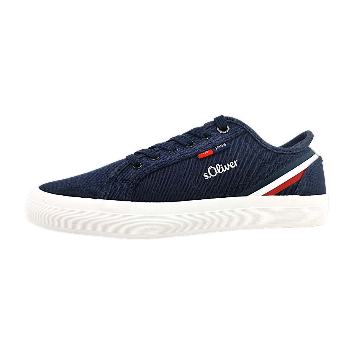 s.Oliver Herrenschuhe sportlicher Schnürer Blau Freizeit