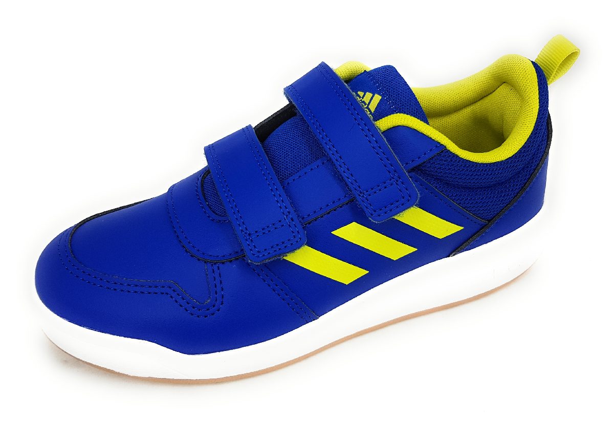 adidas Tensaur Sportschuhe Kinder Sneaker Laufschuh Blau Freizeit (blue, Gr. 2:5.5)