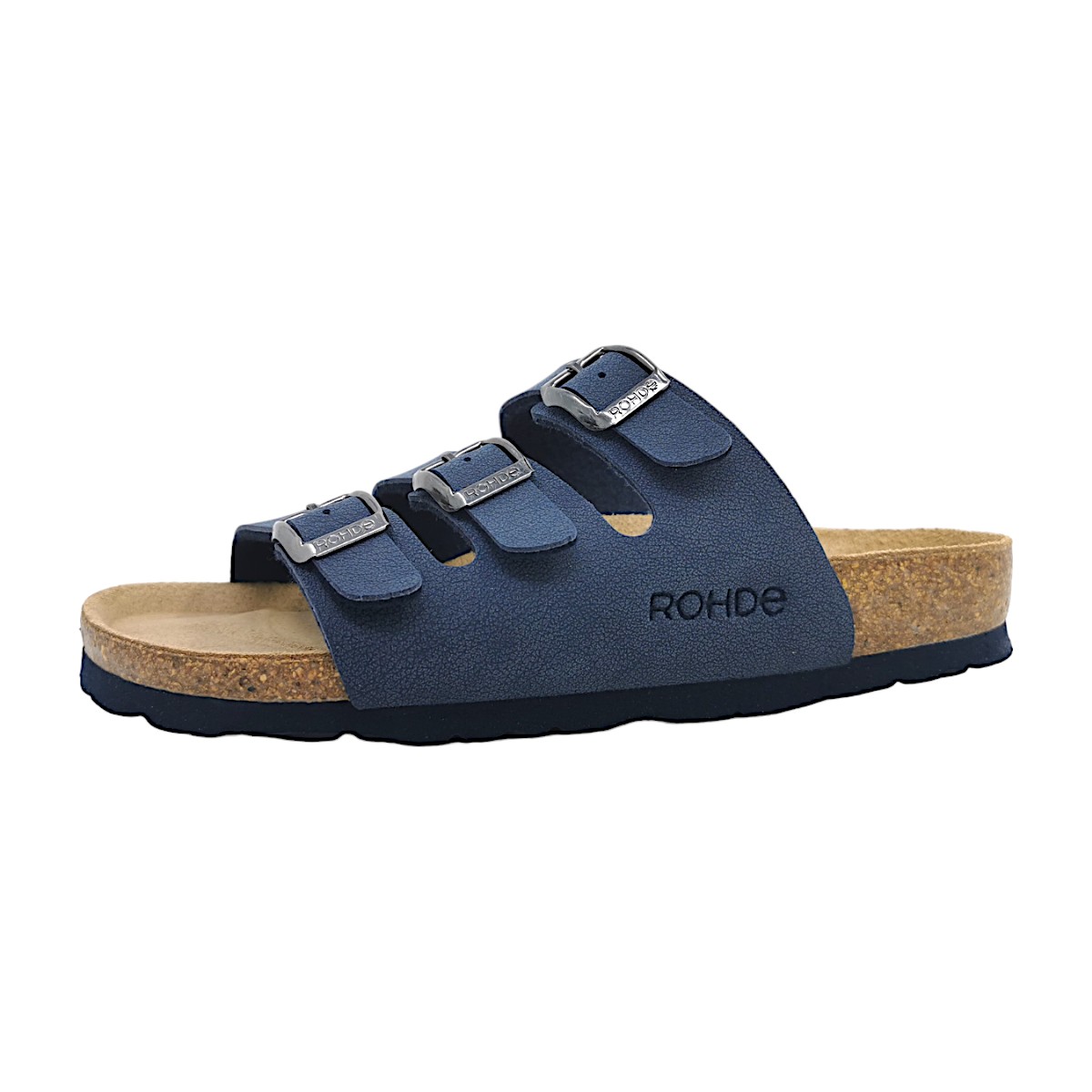 Rohde Alba Damenschuhe Pantoletten Pantolette Blau Freizeit