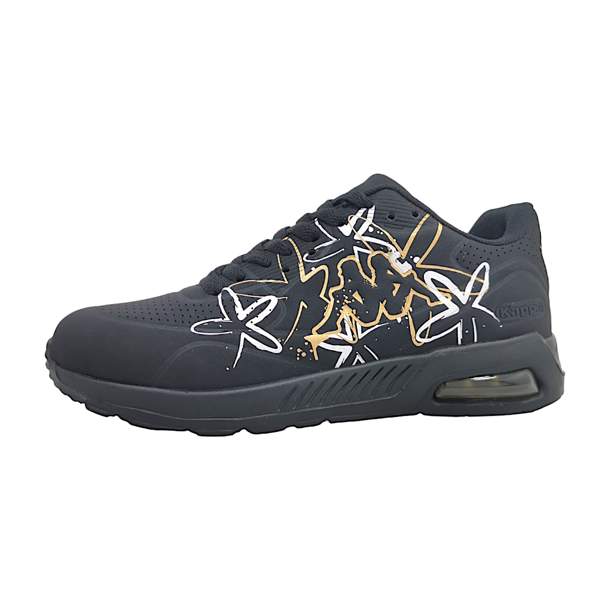 Kappa Damenschuhe Schnürschuhe Sportive Sneaker low Schwarz Freizeit Kappa Damenschuhe Schnürschuhe Sportive Sneaker low Schwarz Freizeit