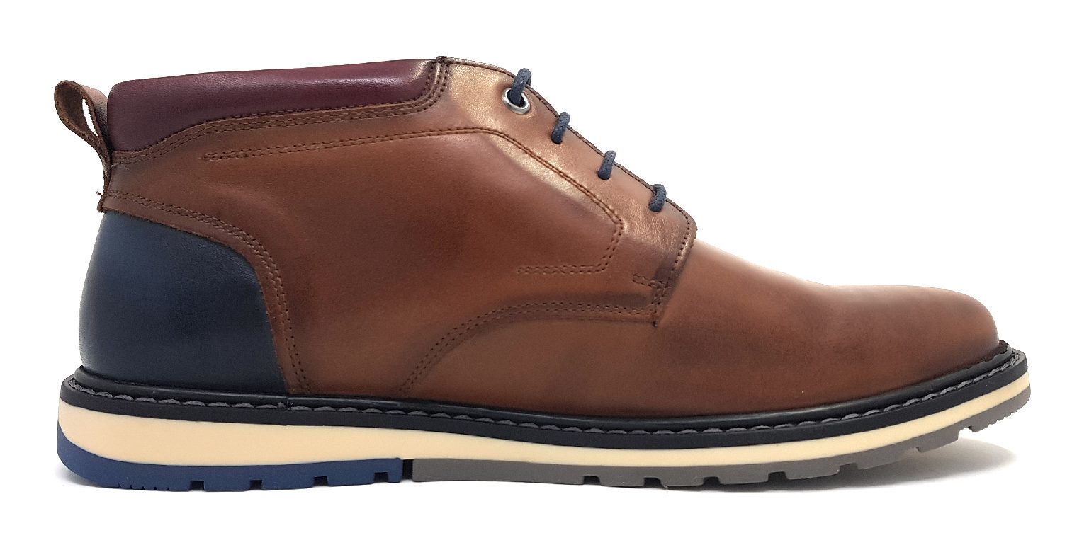 Pikolinos Herrenschuhe Stiefel Schnürer Braun Freizeit (cuero, Gr. 1:42)