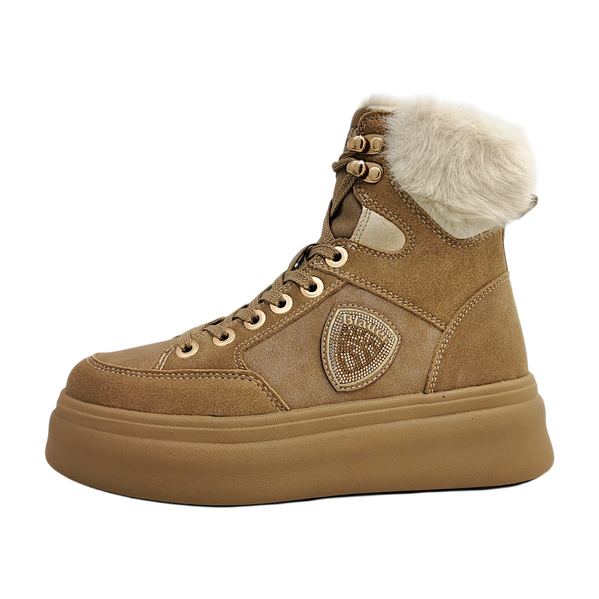 Blauer USA Emery Damenschuhe Stiefel Schnürer Winterstiefel Beige Freizeit Blauer USA Emery Damenschuhe Stiefel Schnürer Winterstiefel Beige Freizeit