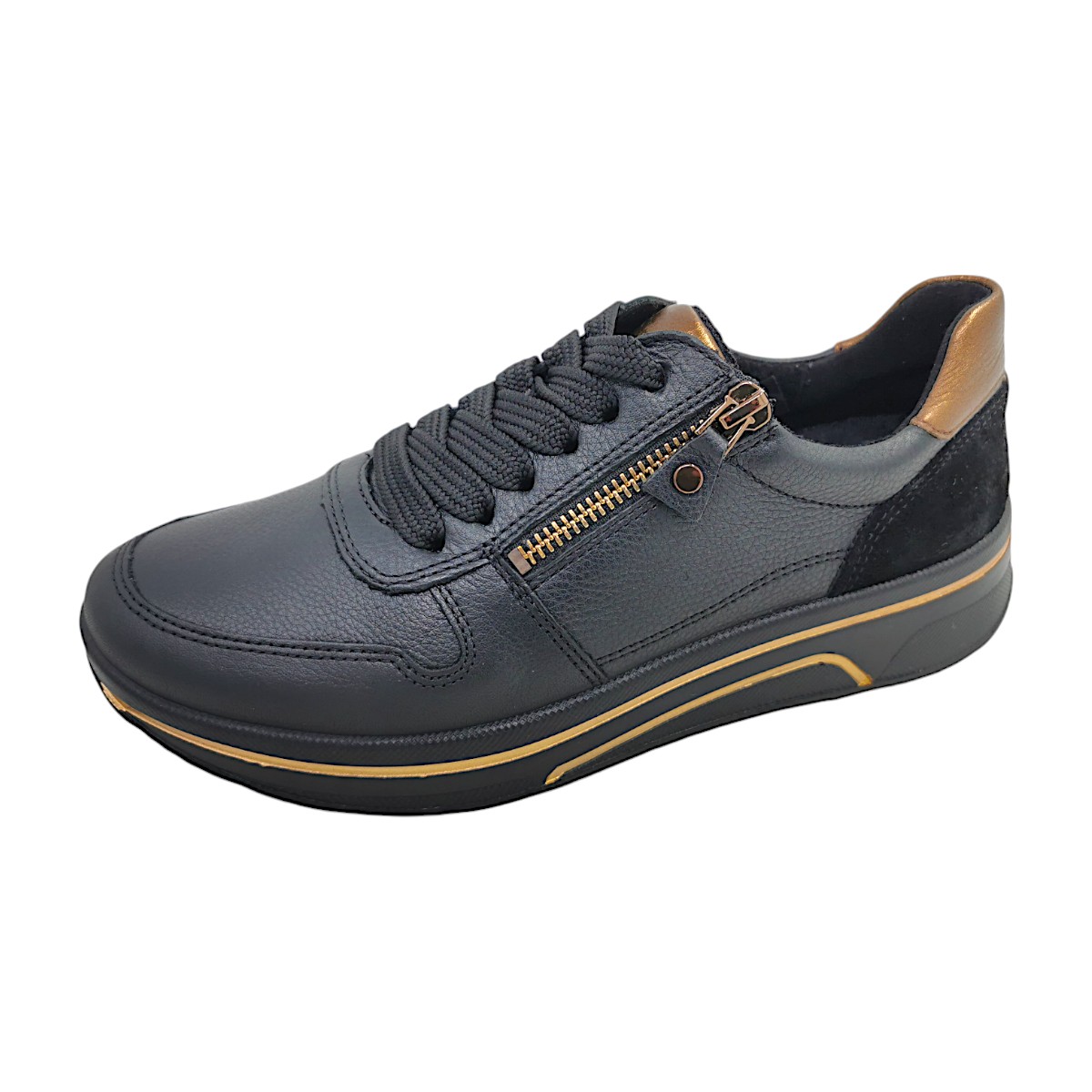 Ara SAPPORO 3.0 12-27540-01 Schwarz Gauchosoft-Metal 01 Ara SAPPORO 3.0 12-27540-01 Schwarz Gauchosoft-Metal 01