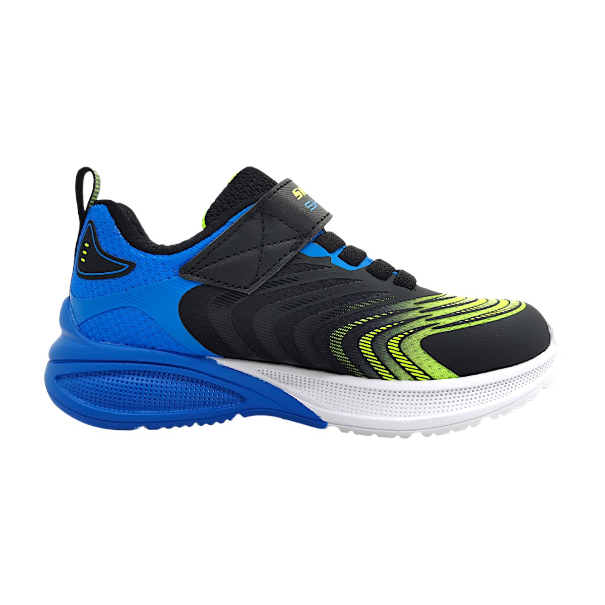 Skechers Microspec Max Advance 403938L BBLM Blau black/blue/lime BBLM