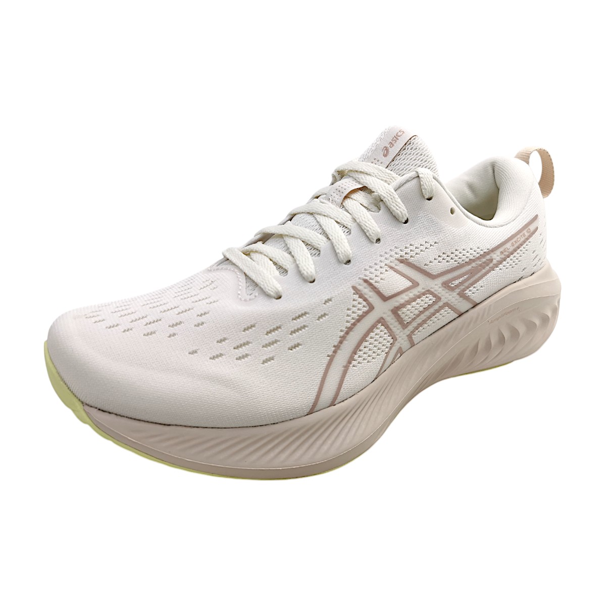Asics GEL-EXCITE 10 Sportschuhe Damen Trainingsschuhe Laufschuh Weiß (CREAM/NEUTRAL PINK 104, Größe 38 EU)