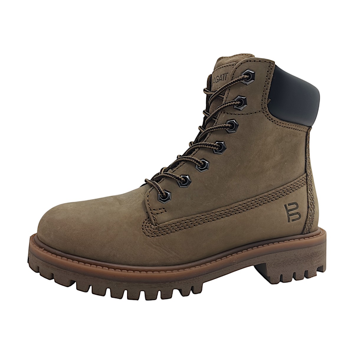 Bagatt Extim Damenschuhe Stiefeletten Schnürer Stiefel Grau Freizeit