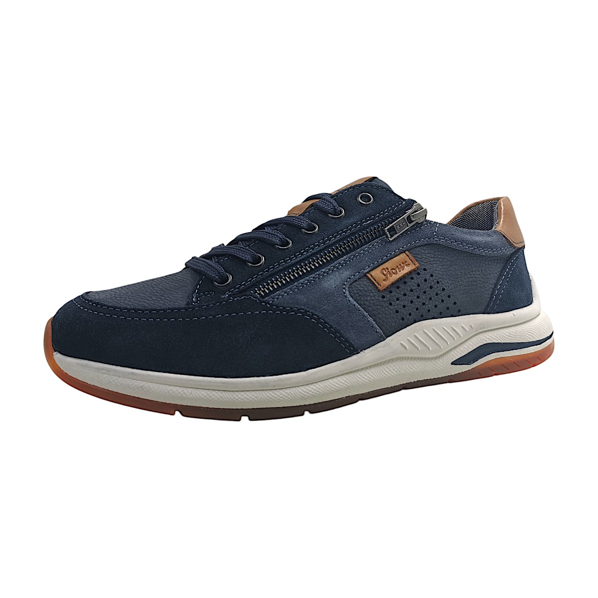 Sioux Turibio Herrenschuhe Schnürschuhe Blau Freizeit