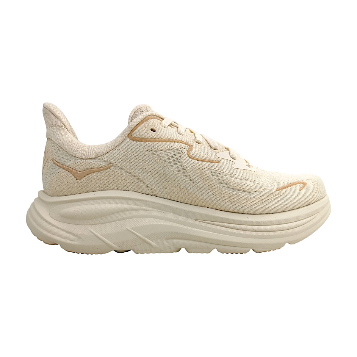 Hoka Clifton 10 Sportschuhe Damen Trainingsschuhe Beige Sport (vanilla/birch VCH, Größe 40.5 EU)