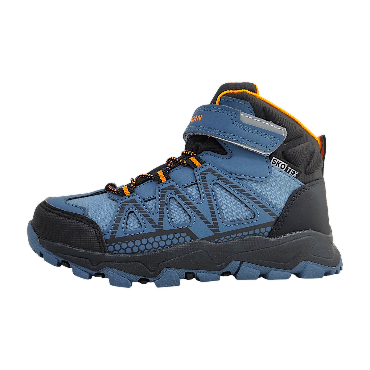 Skogan Buchara Kinderschuhe Burschen Schnürstiefel Wanderschuh Blau Sport Outdoor