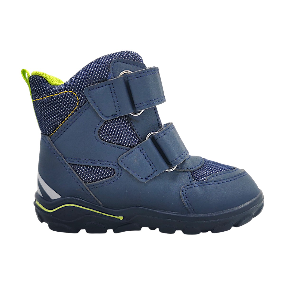 Lurchi Kinderschuhe Jungen Winterstiefel Blau Freizeit (Atlantic 03271, Größe 25 EU)