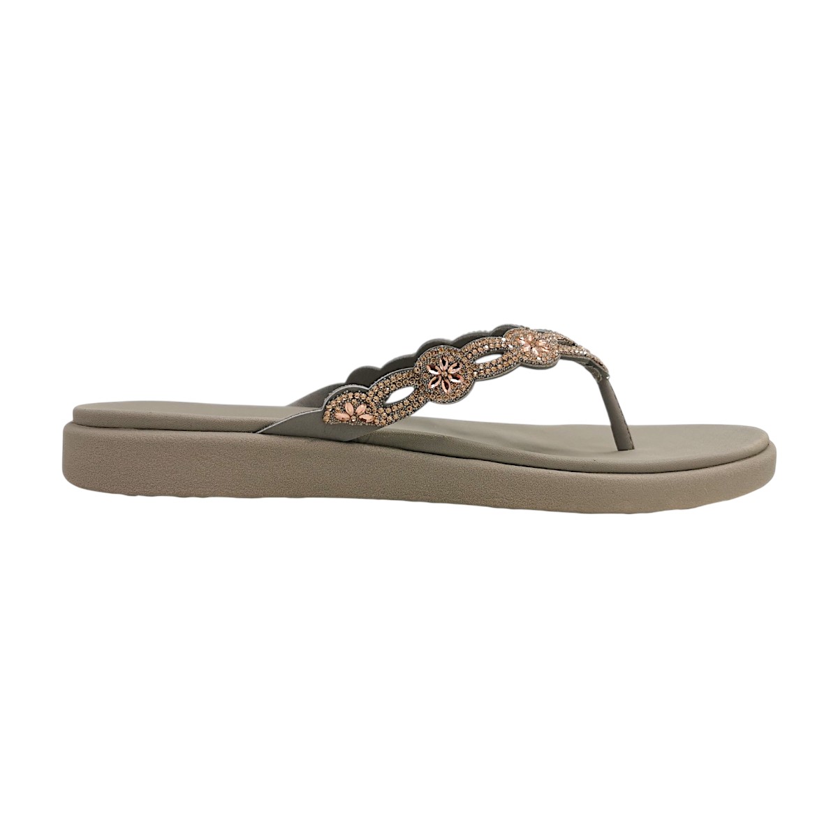 Skechers Meditation Luxe 163663/TPE Grau taupe TPE