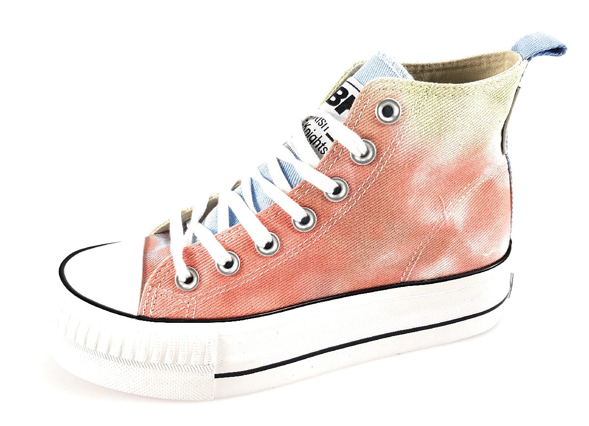 British Knights Kaya Mid Tie Dye B49-3712-05 Mehrfarbig 05 salmon/ baby blue