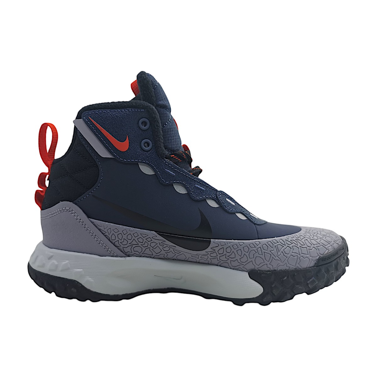 Nike Hikeda Kinderschuhe Jungen Stiefel Blau Freizeit (blue/black/grey 400, Größe 33.5 EU)