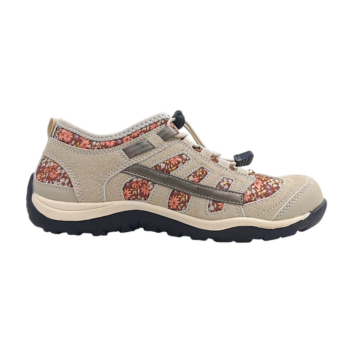 Post Xchange Damenschuhe Halbschuhe Slipper sportlicher Schnürer Beige Freizeit (beige 3400, Größe 40 EU)