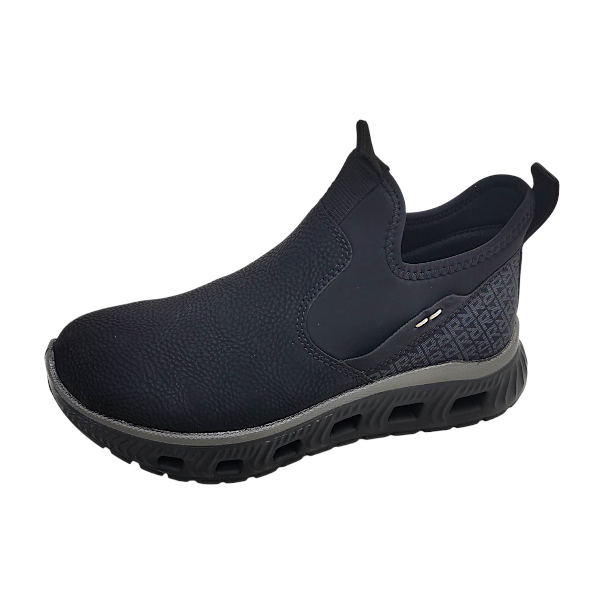 Rieker Damenschuhe Halbschuhe Slipper Schwarz Freizeit (schwarz 00, Größe 42 EU)