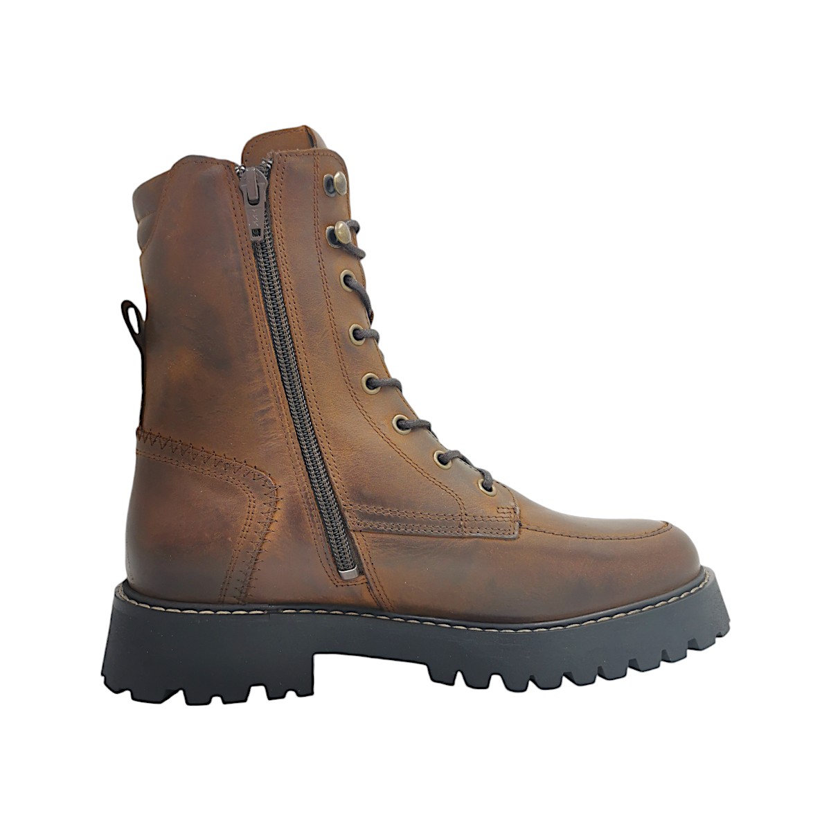 Palpa Damenschuhe Stiefel Schnürer Stiefel Braun Freizeit (tabaco, Größe 37 EU)