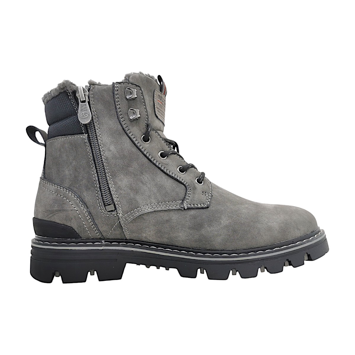 Dockers by Gerli Herrenschuhe Stiefel Warmfutter Stiefel Grau Freizeit