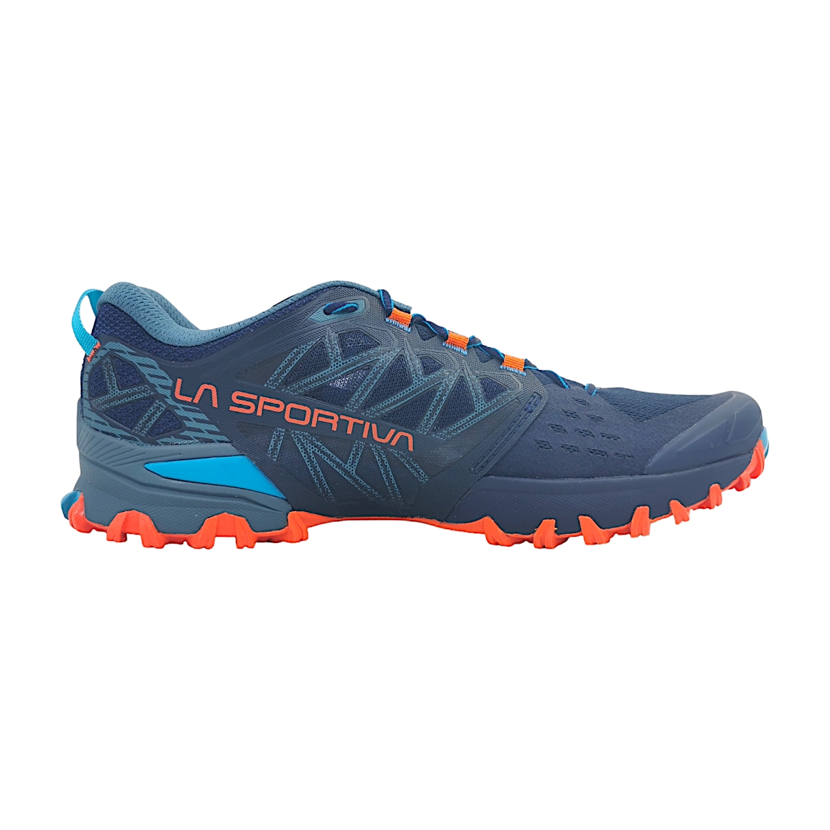 La Sportiva Bushido III ZFRS083-B43R22 Blau deep sea/tomato La Sportiva Bushido III ZFRS083-B43R22 Blau deep sea/tomato