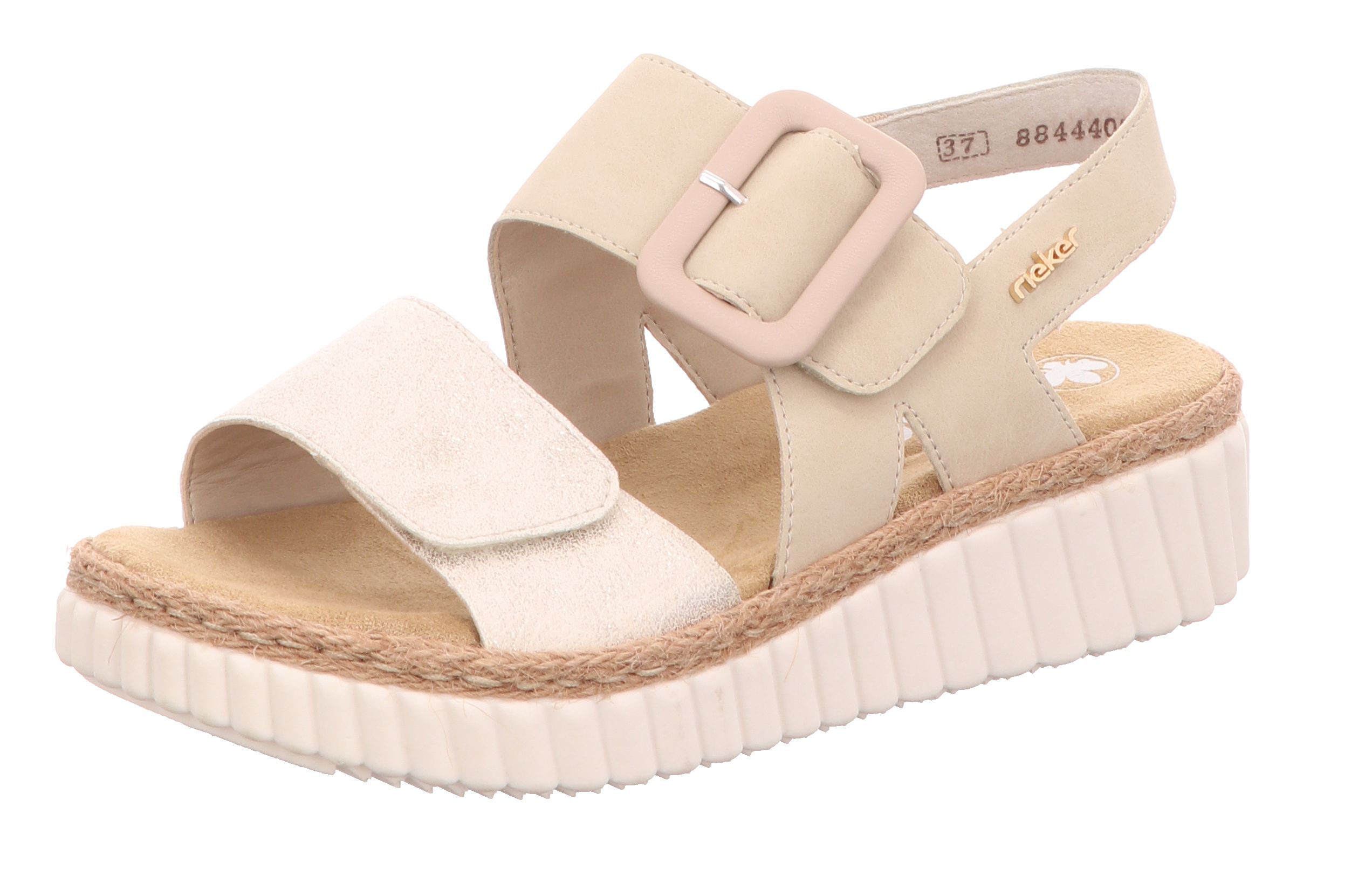 Rieker 69260-60 Beige beige-gold/perle
