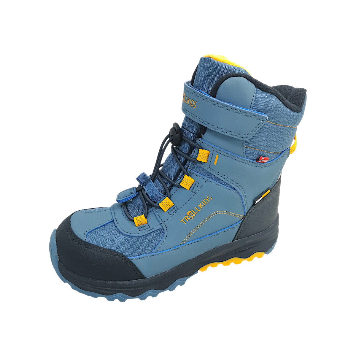 Trollkids 585-196 Blau steel blue/mango black