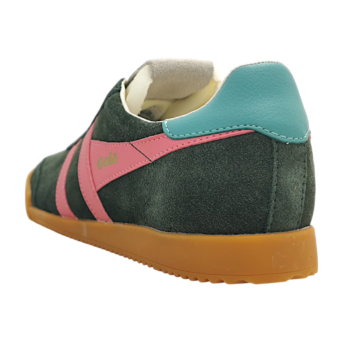Gola Elan CLB538NK Grün dk khaki/bubblegum/sea