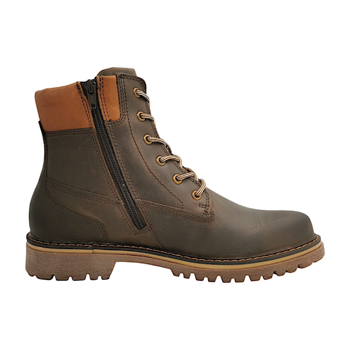 Camel Active Damenschuhe Stiefel Schnürer Braun Freizeit (380 dk. brown, Größe 39 EU)