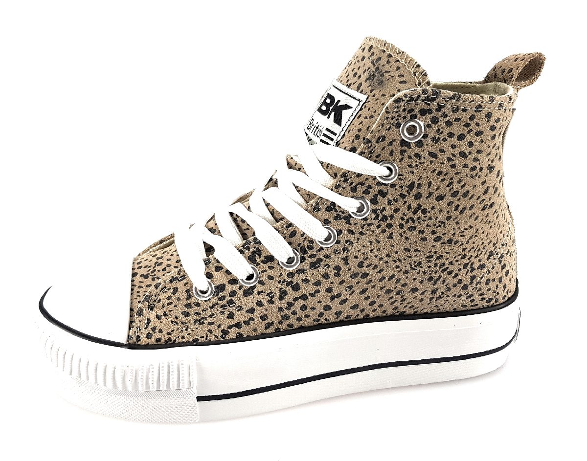 British Knights Kaya Mid B48-3718-02 Beige 02 lt. grey cheetah