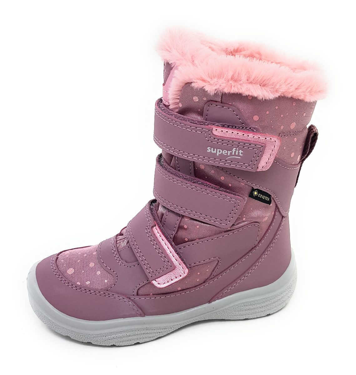 Superfit Stiefelette Synth.Crystal 1-009090-8500 Rosa 8500 Lila/ Rosa