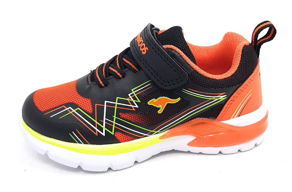 KangaRoos K-SL Flasher 00011/2244 Orange 2244 charcoal/flame KangaRoos K-SL Flasher 00011/2244 Orange 2244 charcoal/flame