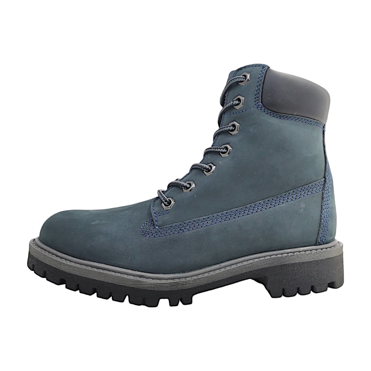 Extim Damenschuhe Stiefel Schnürer Schnürstiefel Blau Freizeit