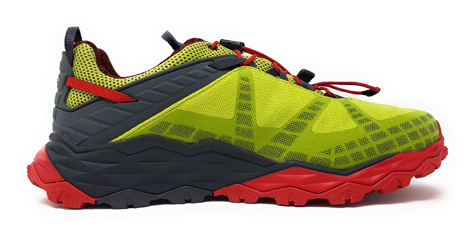 AKU Fly Rock GTX Sportschuhe Herren Outdoorschuhe Trekkingschuh (704- Lime / Red, Gr. 2:12.5)
